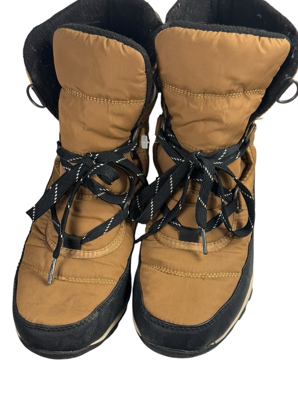 Sorel Whitney II Short Lace Waterproof Winter Boots Elk Brown Size 9